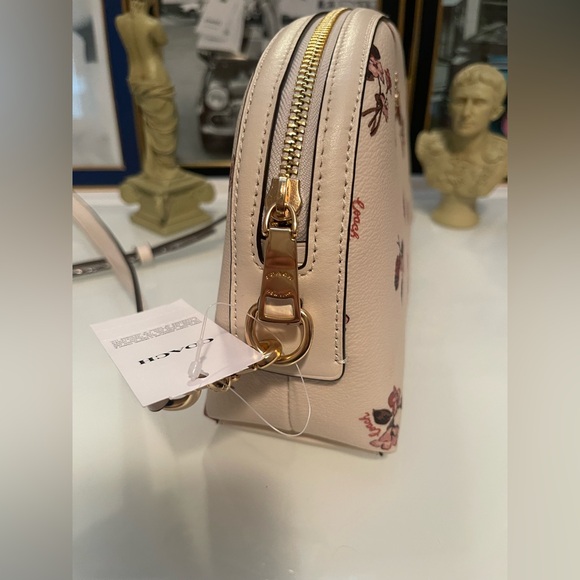 NWT Coach Handbag Madi Crossbody With Ladybug Floral Print Gold. Retail $400. - Picture 4 of 13